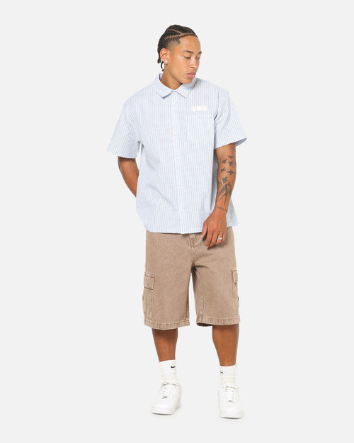 X-Large Baggy Cargo Denim 91 Shorts Smoke