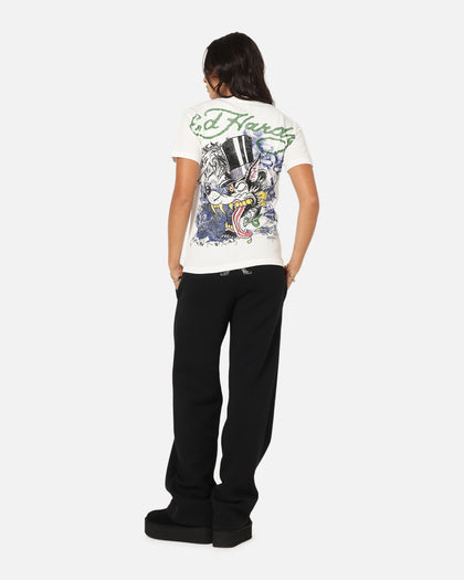 Ed Hardy Wolf Vintage T-Shirt Off White
