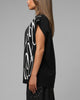 Loiter Script Muscle T-Shirt Black