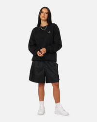 Jordan Brooklyn Fleece Crewneck Black/White