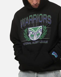 Bleacher Athletic New Zealand Warriors NRL Adult Club Wreath Hoodie Black