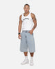 Ed Hardy Serpent Jorts Light Wash