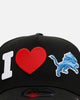 New Era Detroit Lions 'Love' 9FORTY A-Frame Snapback Black