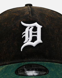 New Era Detroit Tigers 'Washed Green 2.0' 9FORTY A-Frame Snapback Black/Green