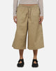 Nike Women's Sportswear Oversized Mid-Rise Parachute Shorts Beige