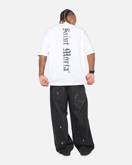 Saint Morta La Muerte Script T-Shirt White
