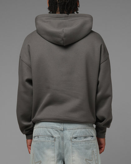 Loiter Atlantic Rhinestone Hoodie Charcoal