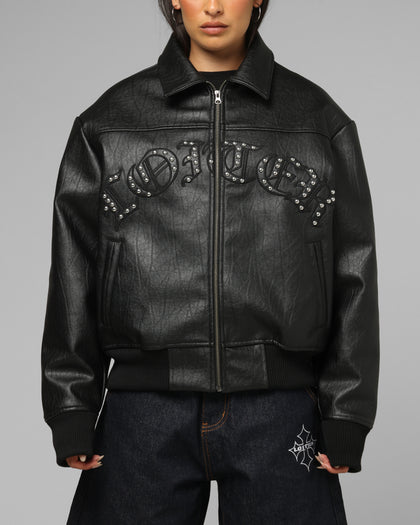 Loiter Imperial Vegan Leather Jacket Black