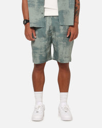 Saint Morta Solis Textured Shorts Petrol Green