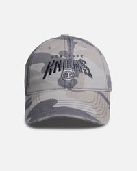 Mitchell & Ness New York Knicks 'Snow Camo' Dad Fit Strapback Snow Camo