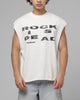 Loiter Legends Never Die Muscle T-Shirt White