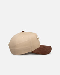 New Era Chicago Bulls 'Oat Walnut Suede' 9FORTY A-Frame Snapback Brown