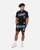Pro Standard Los Angeles Dodgers Classic Mesh Striped T-Shirt Black