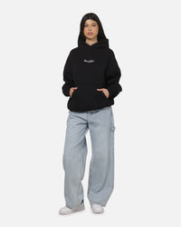 Carre Mini Script Hoodie Black