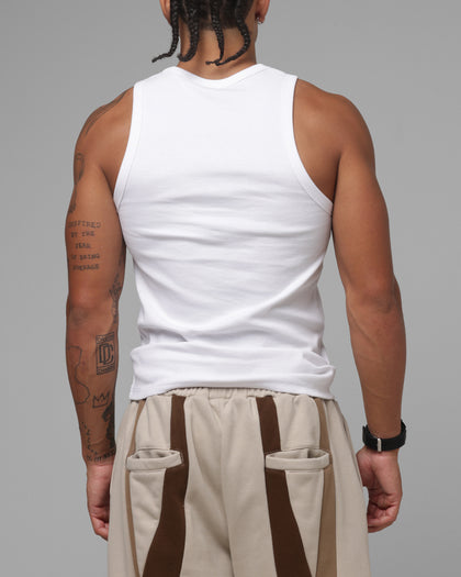 Loiter Hybrid Tank Off White
