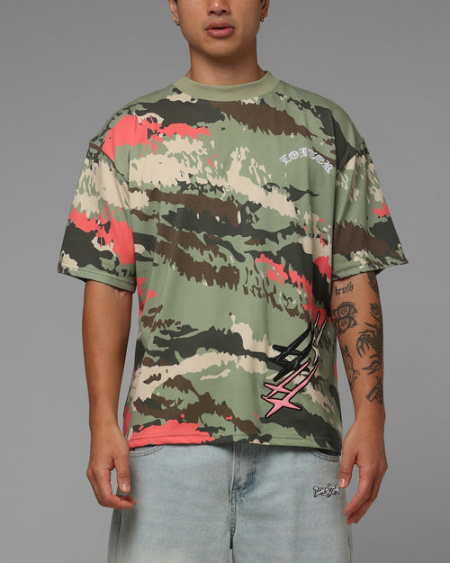 Loiter Hybrid Patch T-Shirt Camo