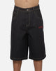 Ed Hardy Dragon Wide Leg Jorts Indigo Denim