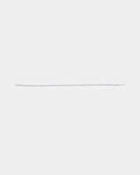 NXS 3mm Cuban Bracelet White Gold