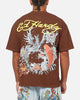 Ed Hardy Koi T-Shirt Brown
