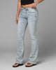 Loiter Women's Wraith Bootcut Jeans Blue Denim
