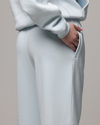 American Thrift Women's Straight Leg Trackpants Light Blue