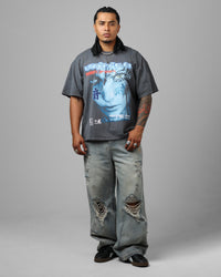 Loiter Project Dark Vintage T-Shirt Washed Charcoal