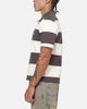 Carre Common Striped Polo Washed Black/Off White