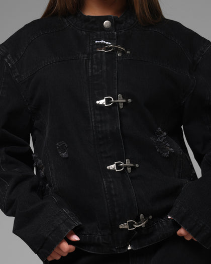 Loiter Thrasher Jacket Washed Black