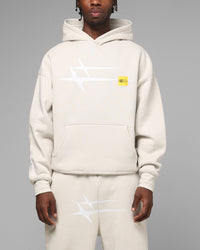 Loiter Hybrid Hoodie Stone