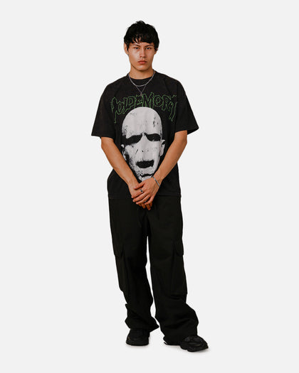 73Studio X Harry Potter Lord Voldemort Vintage T-Shirt Black Acidwash