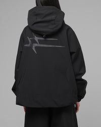 Loiter Ultra Hybrid Windbreaker Jacket Black