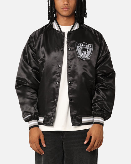 Mitchell & Ness Las Vegas Raiders Lightweight Satin Jacket Black