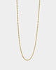 NXS 2mm Rope Necklace Gold