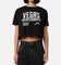 Pro Standard Women's Vegas Golden Knights Boxy Cropped T-Shirt Black