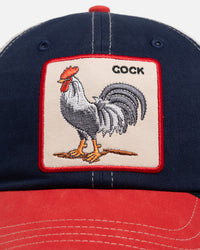 Goorin Bros Rooster Papa Trucker Snapback Navy/Red