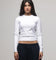 American Thrift Women's Fitted Long Sleeve T-Shirt White