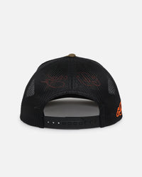 Ed Hardy Dragon Trucker Snapback Khaki