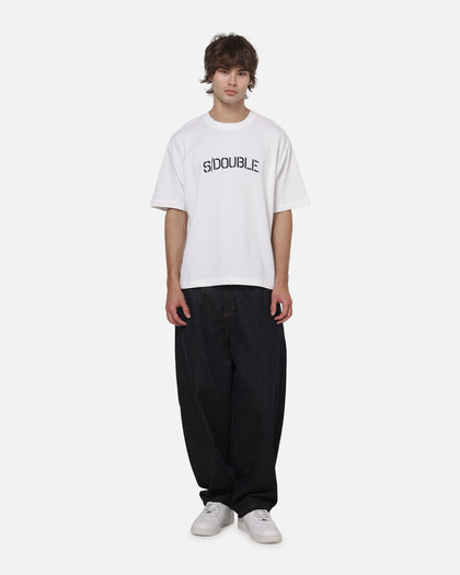 S Double Stencil Heavy Weight T-Shirt White