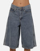 Adidas Women's Jorts Worn Blue