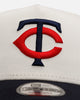 New Era Minnesota Twins 'Team Color Visor' 9FORTY A-Frame Snapback Chrome/Official Team Color