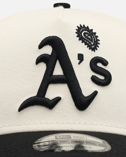 New Era Oakland Athletics 'Paisley Hit' 9FORTY A-Frame Snapback Chrome White/Black