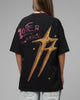 Loiter Melancholy T-Shirt Black Acidwash