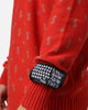 Ksubi Allstar Knit Torch Crewneck Red