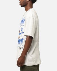 Mitchell & Ness North Melbourne Kangaroos Mascot Character T-Shirt Silver Marle