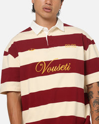 Vouseti Vouseti Rugby Polo Shirt Burgundy