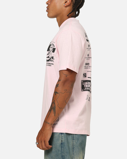 Mitchell & Ness Los Angeles Lakers Champ Chrome T-Shirt Pink