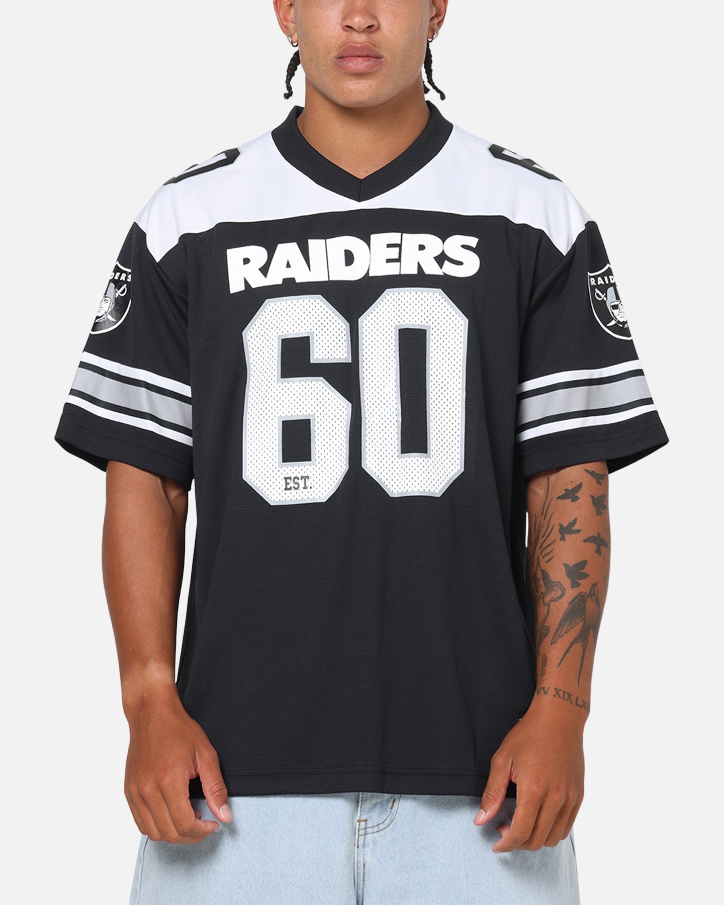 Majestic Athletic Las Vegas Raiders Glenver Mesh Oversized T-Shirt
