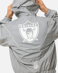 Mitchell & Ness Las Vegas Raiders Nylon Tracksuit Jacket Grey
