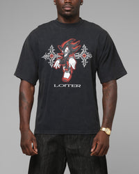 Loiter x Sonic The Hedgehog Chrome Shadow T-Shirt Black