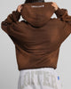Loiter Atmosphere Zip Hoodie Vintage Brown